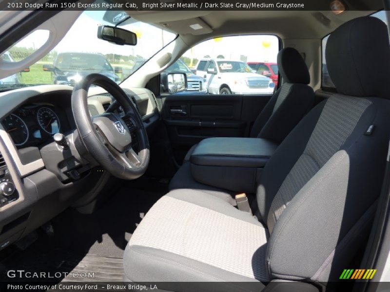 Bright Silver Metallic / Dark Slate Gray/Medium Graystone 2012 Dodge Ram 1500 Express Regular Cab