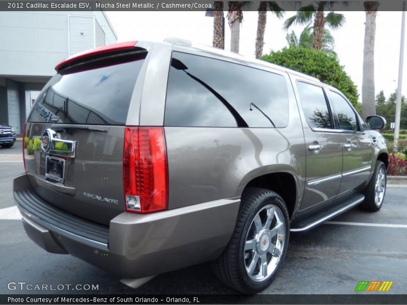 Mocha Steel Metallic / Cashmere/Cocoa 2012 Cadillac Escalade ESV