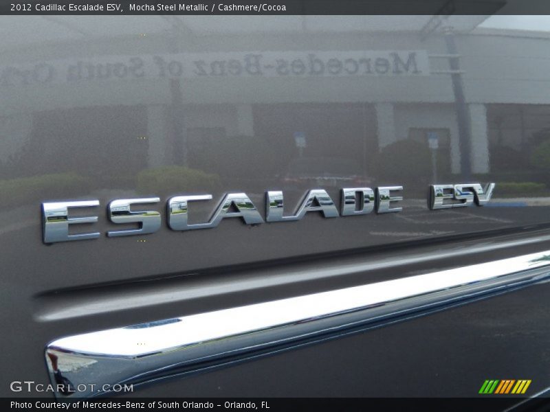 Mocha Steel Metallic / Cashmere/Cocoa 2012 Cadillac Escalade ESV