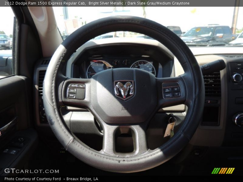 Bright Silver Metallic / Dark Slate Gray/Medium Graystone 2012 Dodge Ram 1500 Express Regular Cab