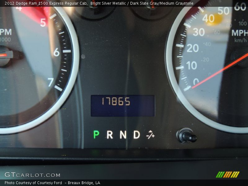 Bright Silver Metallic / Dark Slate Gray/Medium Graystone 2012 Dodge Ram 1500 Express Regular Cab
