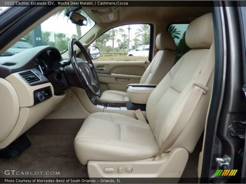 Front Seat of 2012 Escalade ESV