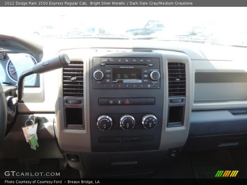 Bright Silver Metallic / Dark Slate Gray/Medium Graystone 2012 Dodge Ram 1500 Express Regular Cab