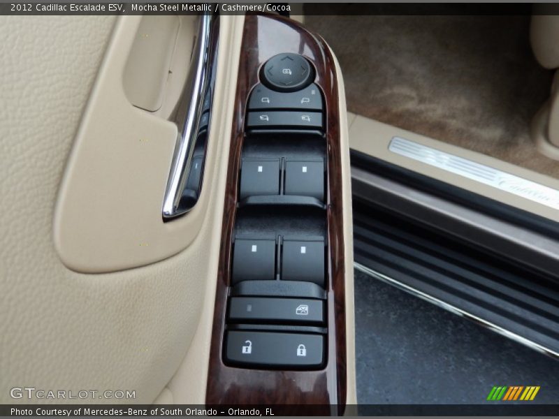 Mocha Steel Metallic / Cashmere/Cocoa 2012 Cadillac Escalade ESV