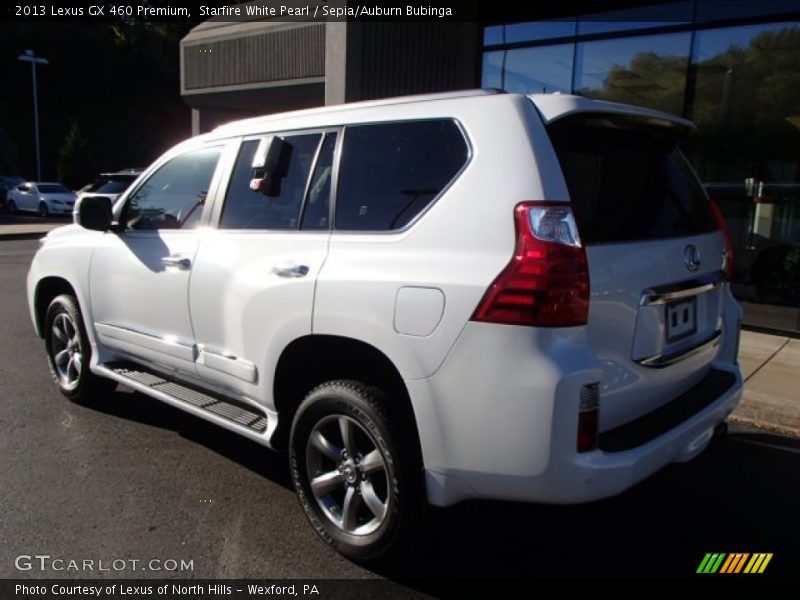 Starfire White Pearl / Sepia/Auburn Bubinga 2013 Lexus GX 460 Premium