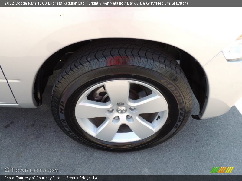 Bright Silver Metallic / Dark Slate Gray/Medium Graystone 2012 Dodge Ram 1500 Express Regular Cab