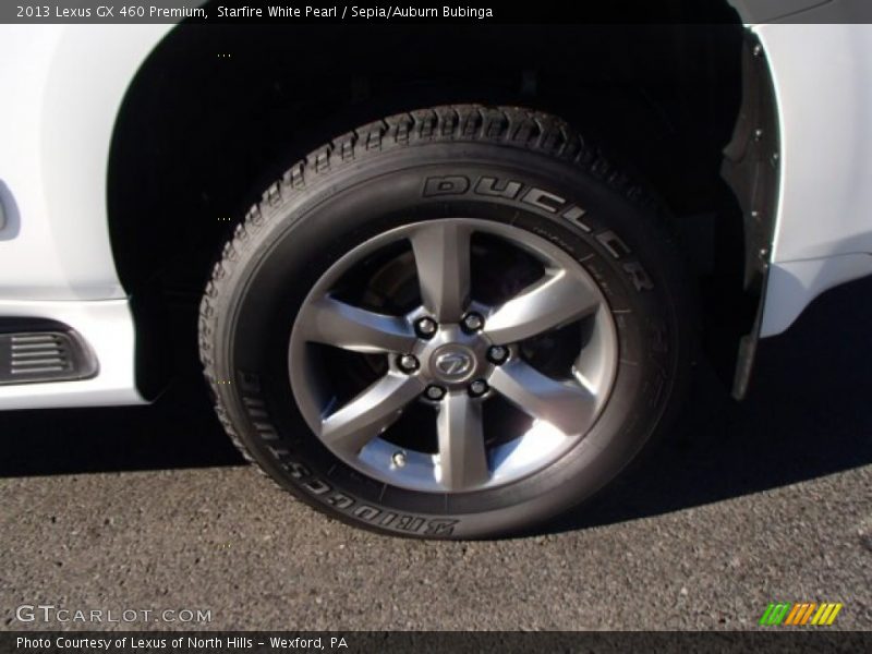 Starfire White Pearl / Sepia/Auburn Bubinga 2013 Lexus GX 460 Premium