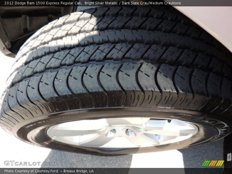 Bright Silver Metallic / Dark Slate Gray/Medium Graystone 2012 Dodge Ram 1500 Express Regular Cab