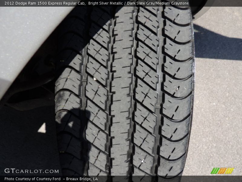 Bright Silver Metallic / Dark Slate Gray/Medium Graystone 2012 Dodge Ram 1500 Express Regular Cab