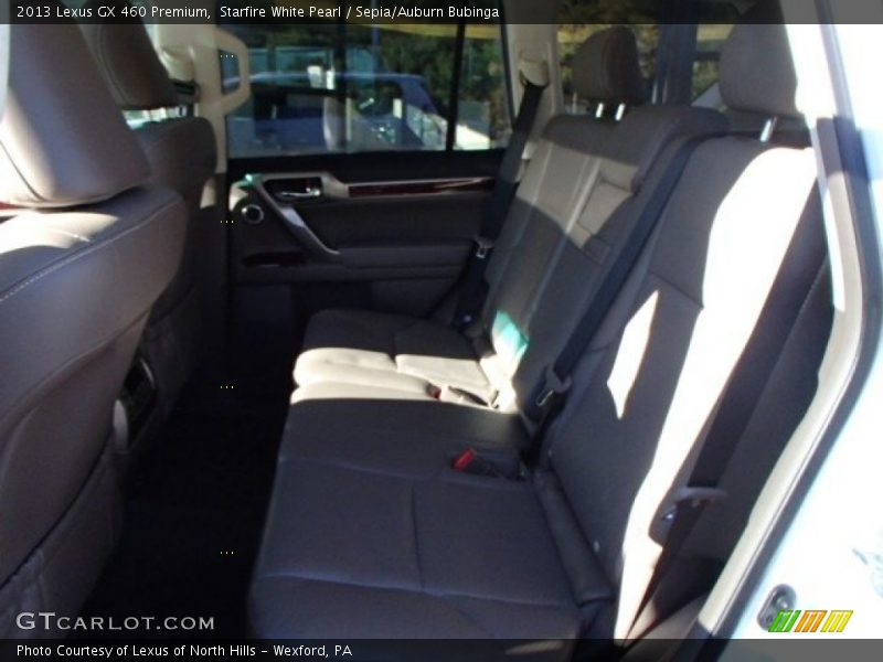 Starfire White Pearl / Sepia/Auburn Bubinga 2013 Lexus GX 460 Premium