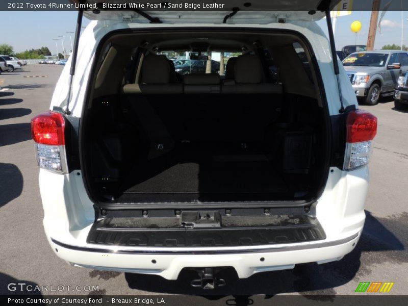 Blizzard White Pearl / Sand Beige Leather 2012 Toyota 4Runner Limited