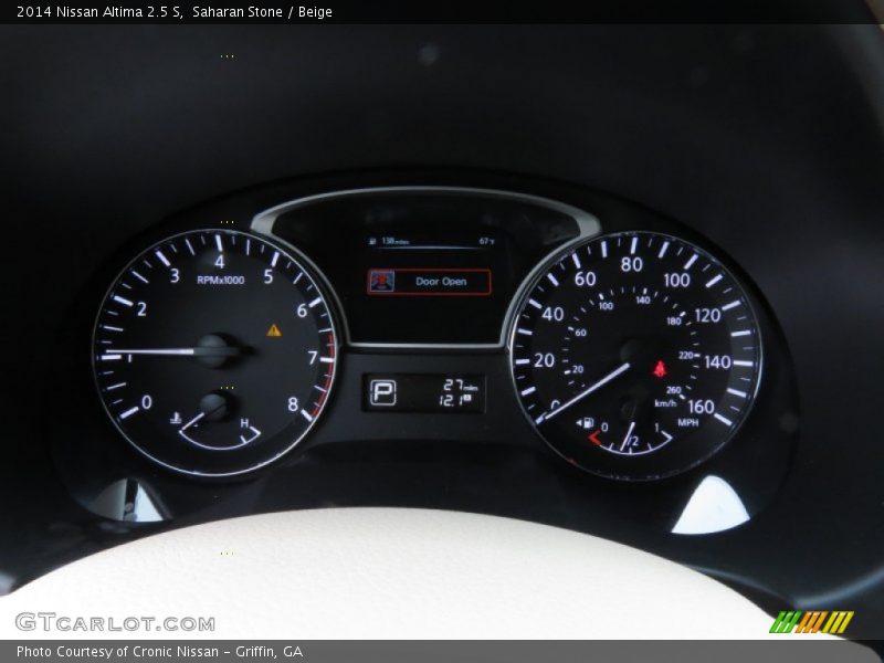  2014 Altima 2.5 S 2.5 S Gauges
