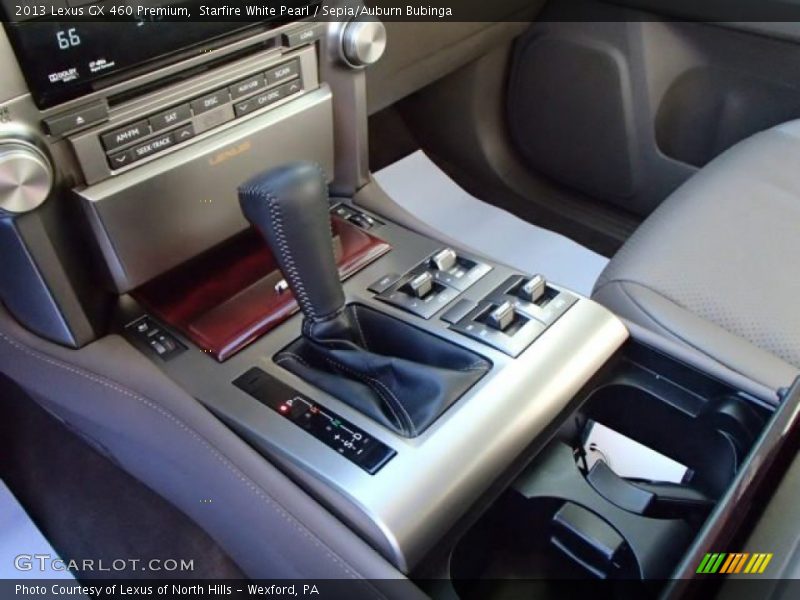 Starfire White Pearl / Sepia/Auburn Bubinga 2013 Lexus GX 460 Premium