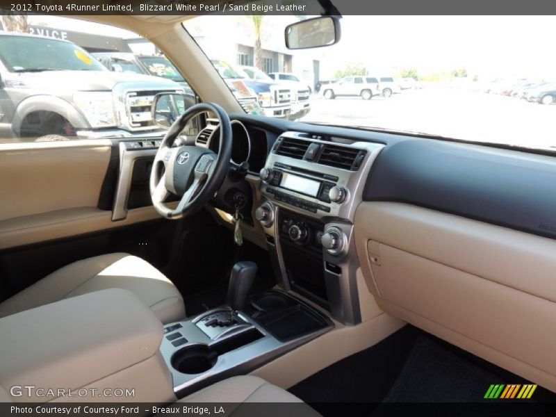 Blizzard White Pearl / Sand Beige Leather 2012 Toyota 4Runner Limited