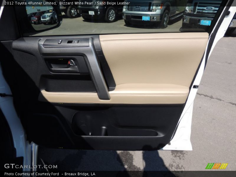 Blizzard White Pearl / Sand Beige Leather 2012 Toyota 4Runner Limited