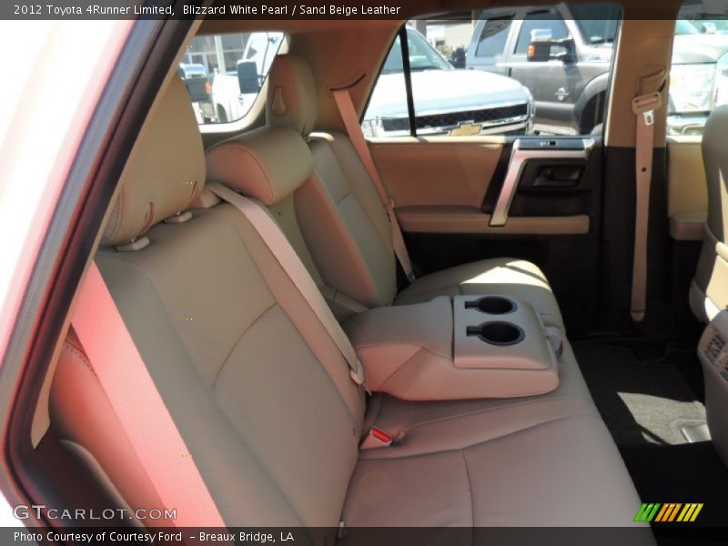 Blizzard White Pearl / Sand Beige Leather 2012 Toyota 4Runner Limited