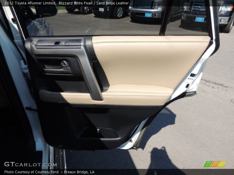 Blizzard White Pearl / Sand Beige Leather 2012 Toyota 4Runner Limited