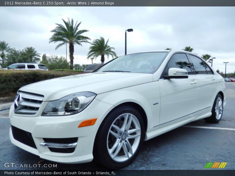 Front 3/4 View of 2012 C 250 Sport