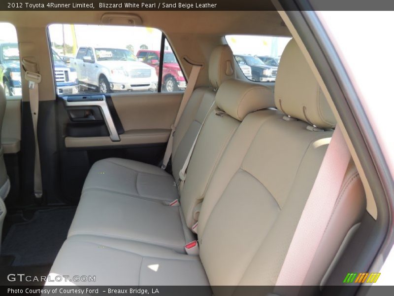 Blizzard White Pearl / Sand Beige Leather 2012 Toyota 4Runner Limited