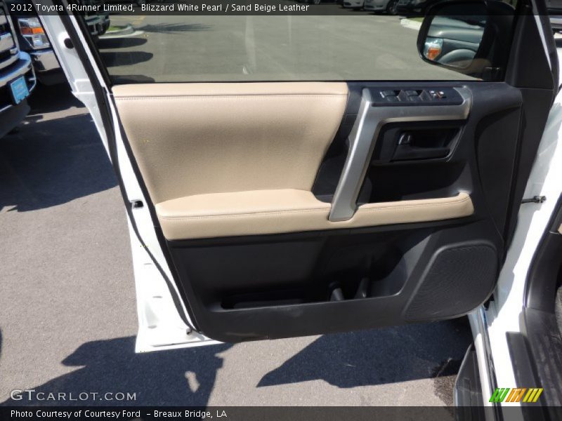 Blizzard White Pearl / Sand Beige Leather 2012 Toyota 4Runner Limited