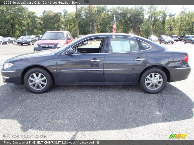 Dark Slate Metallic / Ebony 2008 Buick LaCrosse CXL
