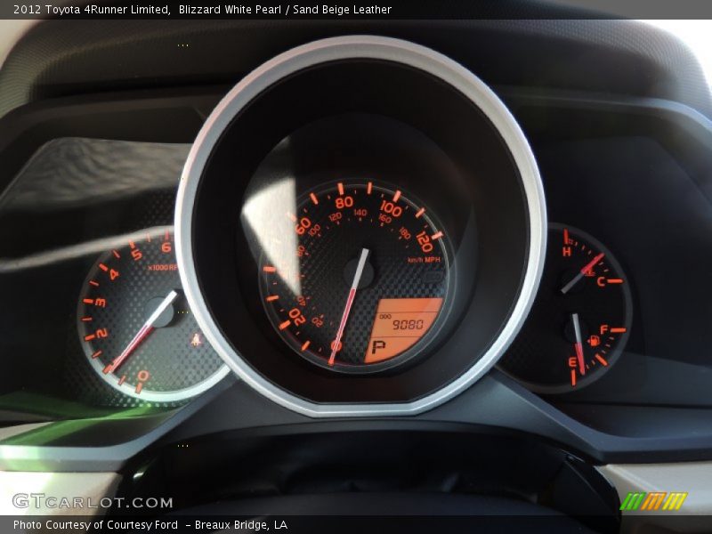 Blizzard White Pearl / Sand Beige Leather 2012 Toyota 4Runner Limited