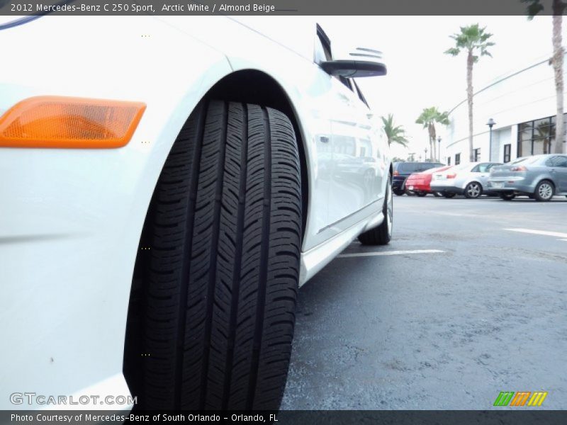 Arctic White / Almond Beige 2012 Mercedes-Benz C 250 Sport