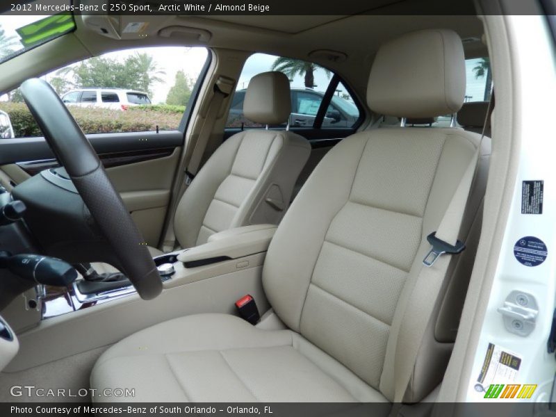 Front Seat of 2012 C 250 Sport
