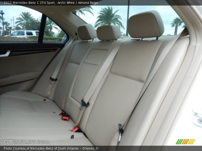 Arctic White / Almond Beige 2012 Mercedes-Benz C 250 Sport