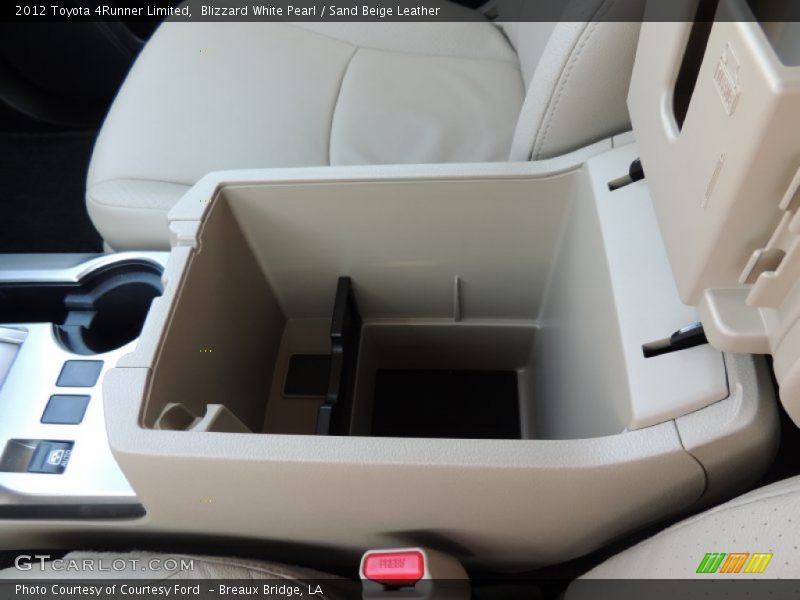 Blizzard White Pearl / Sand Beige Leather 2012 Toyota 4Runner Limited