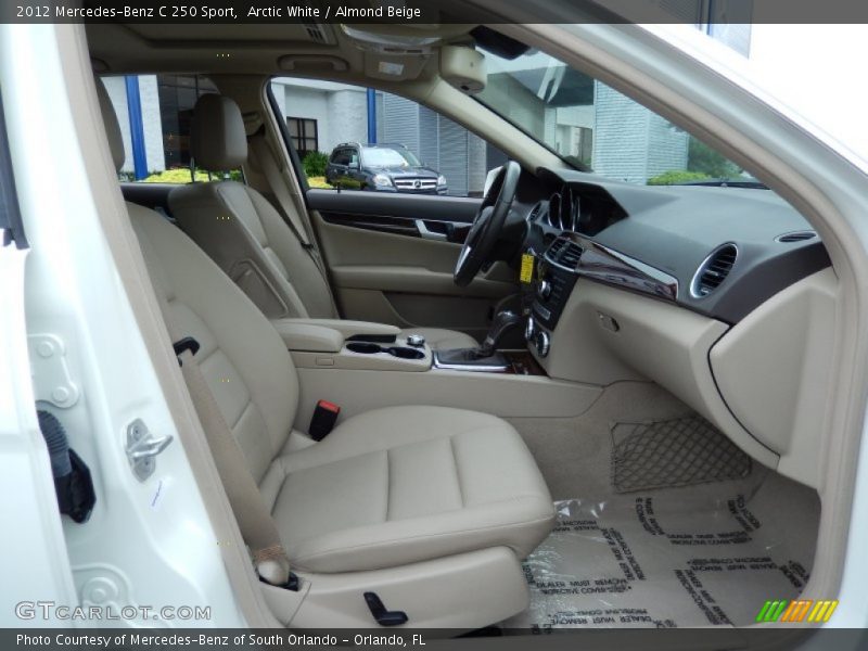 Front Seat of 2012 C 250 Sport