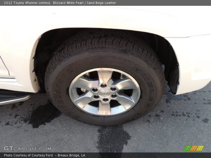 Blizzard White Pearl / Sand Beige Leather 2012 Toyota 4Runner Limited