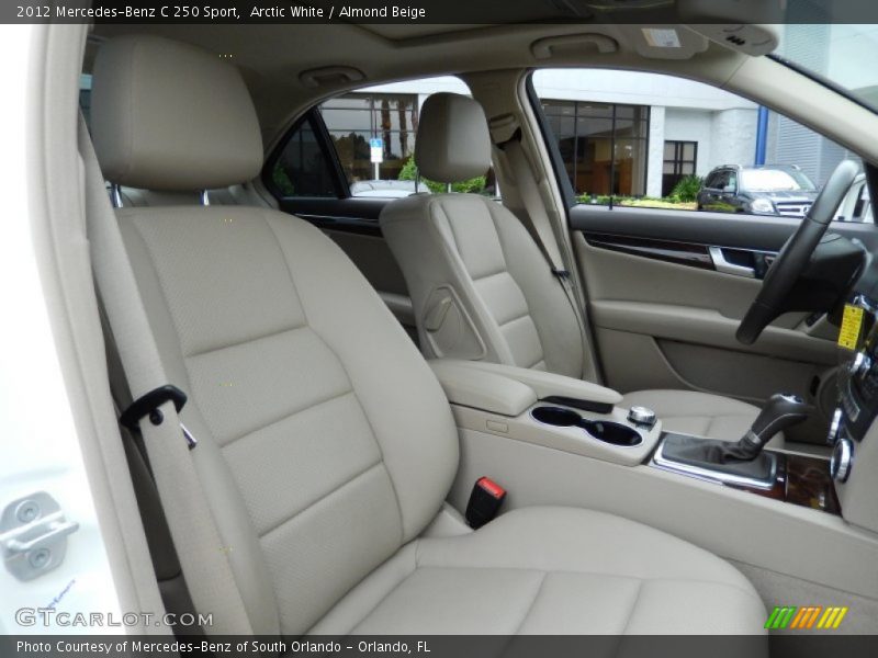 Front Seat of 2012 C 250 Sport