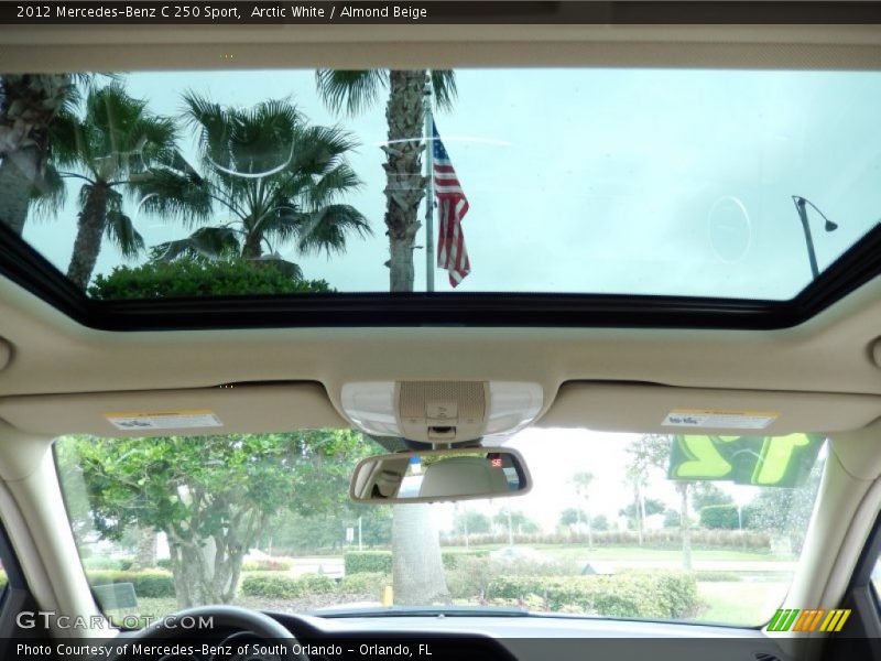 Arctic White / Almond Beige 2012 Mercedes-Benz C 250 Sport