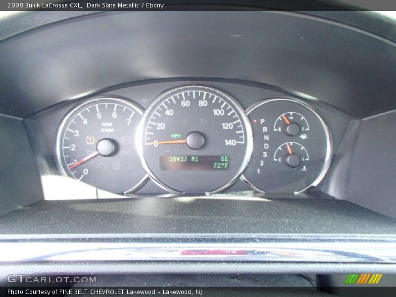 Dark Slate Metallic / Ebony 2008 Buick LaCrosse CXL