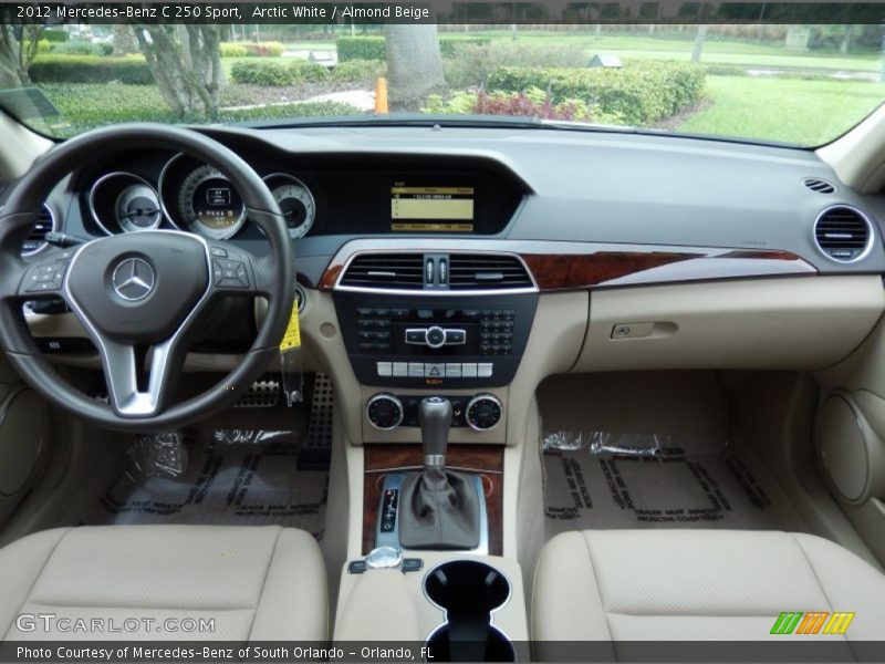 Dashboard of 2012 C 250 Sport