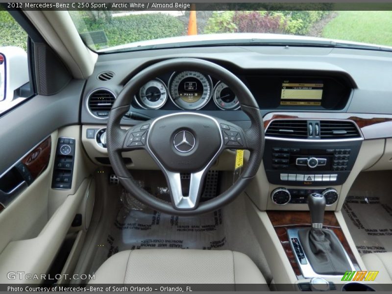 Dashboard of 2012 C 250 Sport