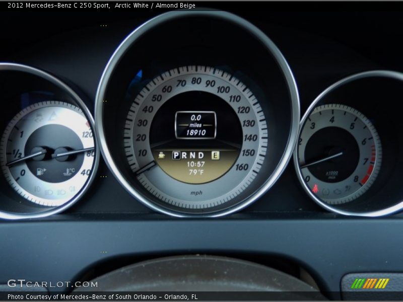  2012 C 250 Sport 250 Sport Gauges