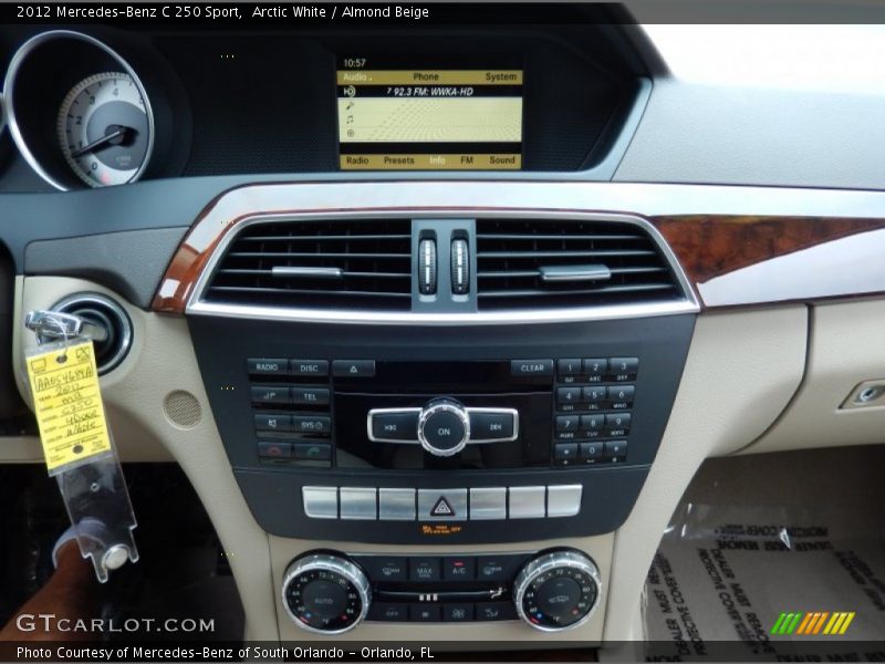 Controls of 2012 C 250 Sport