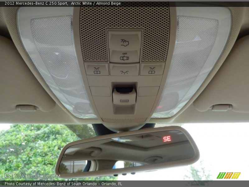 Arctic White / Almond Beige 2012 Mercedes-Benz C 250 Sport