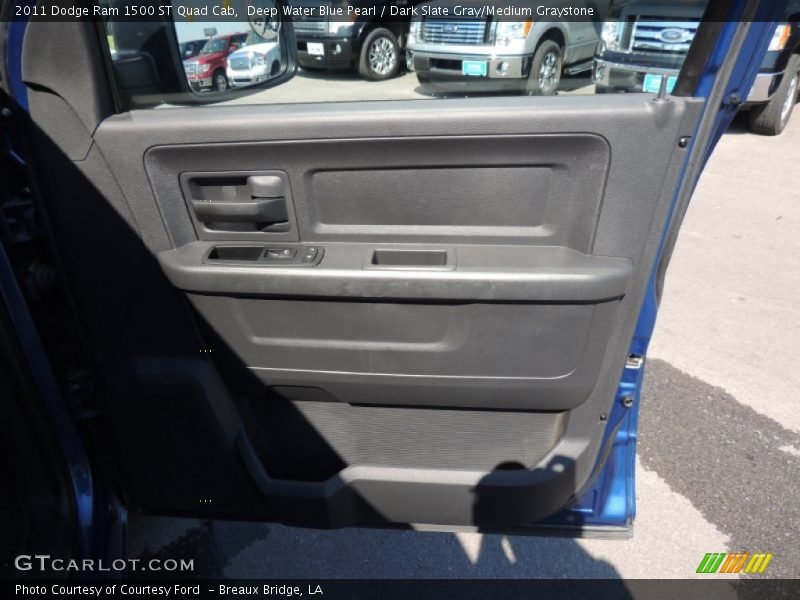 Deep Water Blue Pearl / Dark Slate Gray/Medium Graystone 2011 Dodge Ram 1500 ST Quad Cab