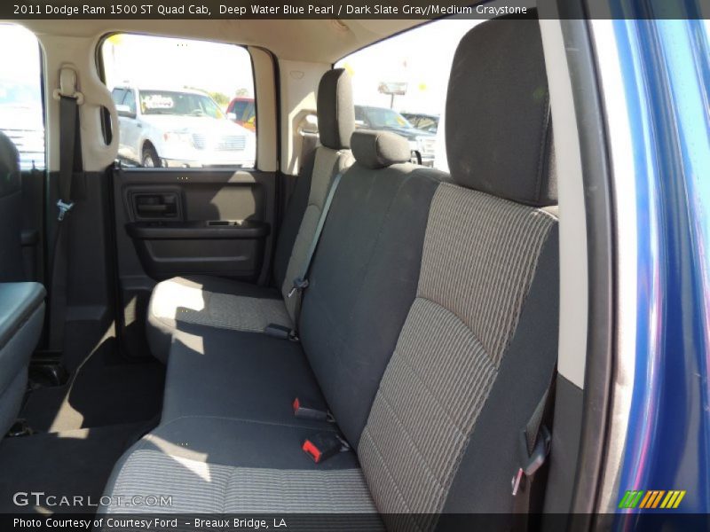 Deep Water Blue Pearl / Dark Slate Gray/Medium Graystone 2011 Dodge Ram 1500 ST Quad Cab