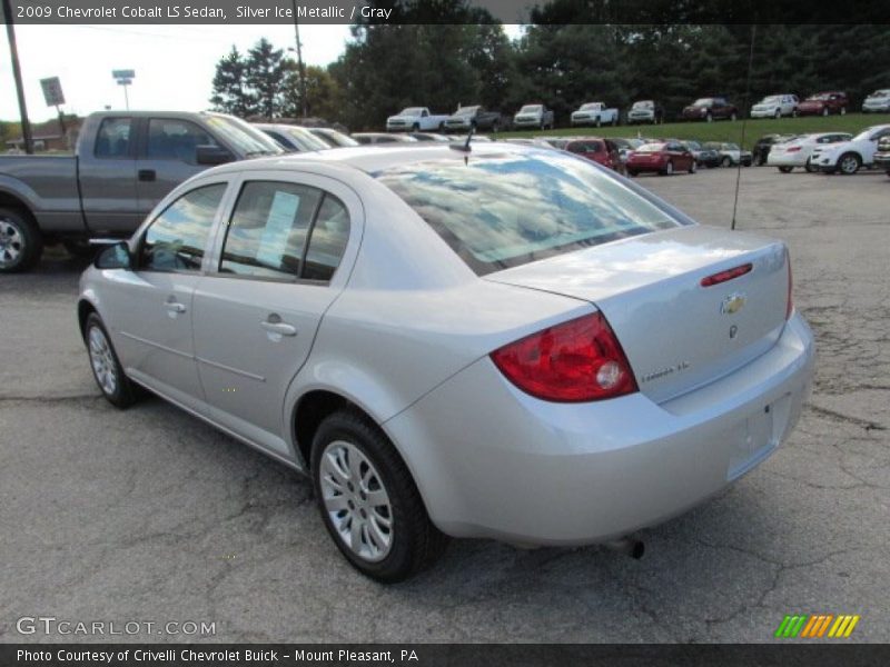 Silver Ice Metallic / Gray 2009 Chevrolet Cobalt LS Sedan