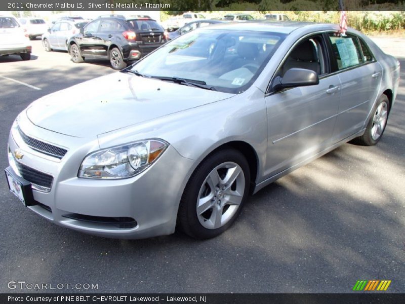 Silver Ice Metallic / Titanium 2011 Chevrolet Malibu LS