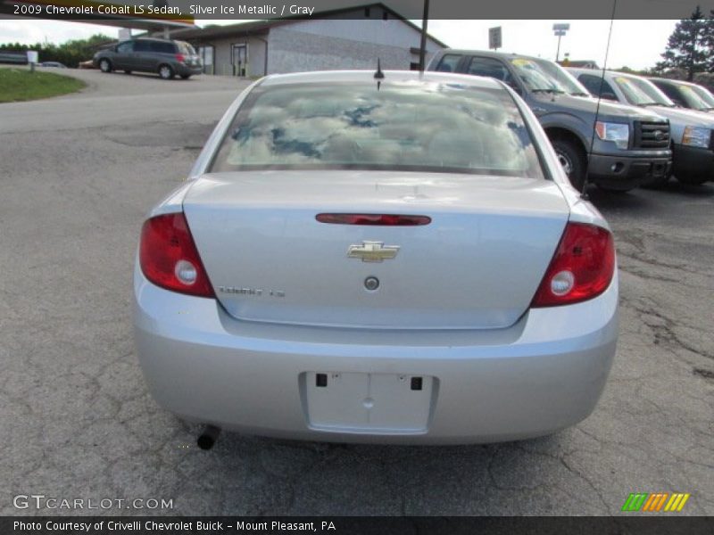 Silver Ice Metallic / Gray 2009 Chevrolet Cobalt LS Sedan