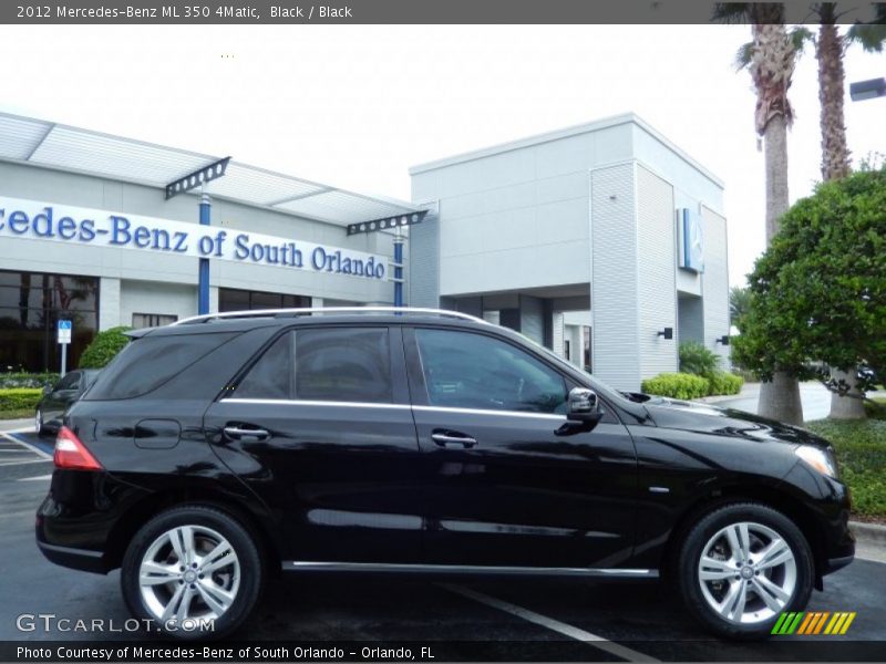 Black / Black 2012 Mercedes-Benz ML 350 4Matic