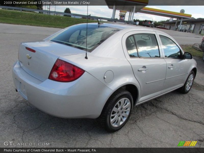 Silver Ice Metallic / Gray 2009 Chevrolet Cobalt LS Sedan