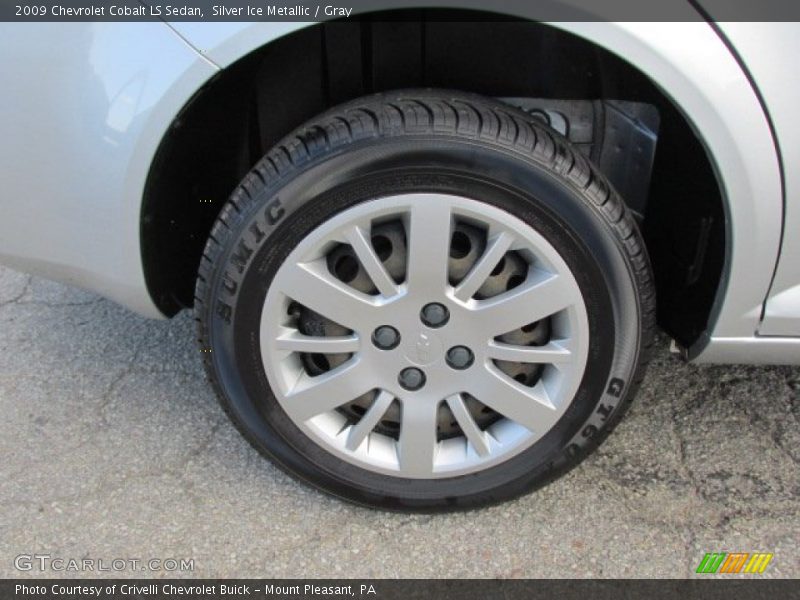 Silver Ice Metallic / Gray 2009 Chevrolet Cobalt LS Sedan
