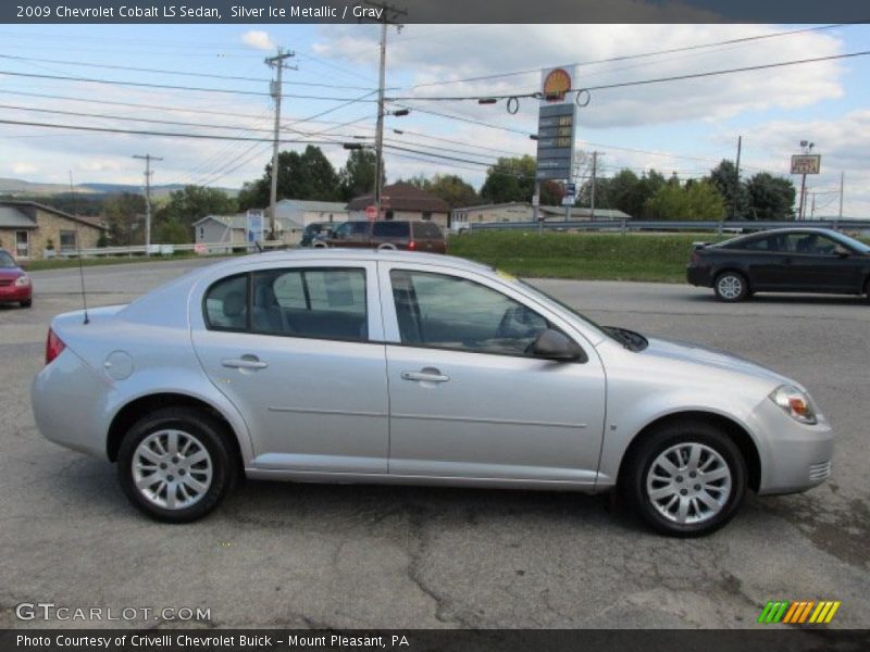 Silver Ice Metallic / Gray 2009 Chevrolet Cobalt LS Sedan