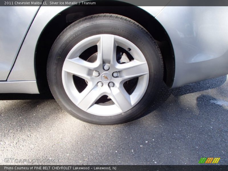 Silver Ice Metallic / Titanium 2011 Chevrolet Malibu LS